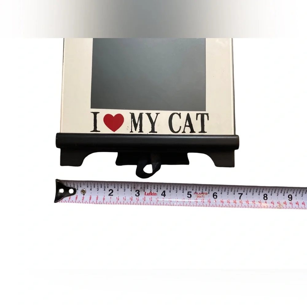 I Love My Cat Glass Photo‎ Frame